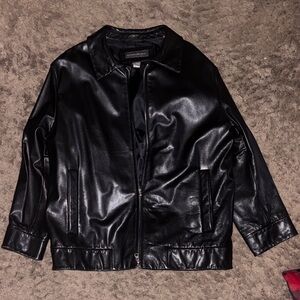 Men's Banana Republic Black Leather Jacket